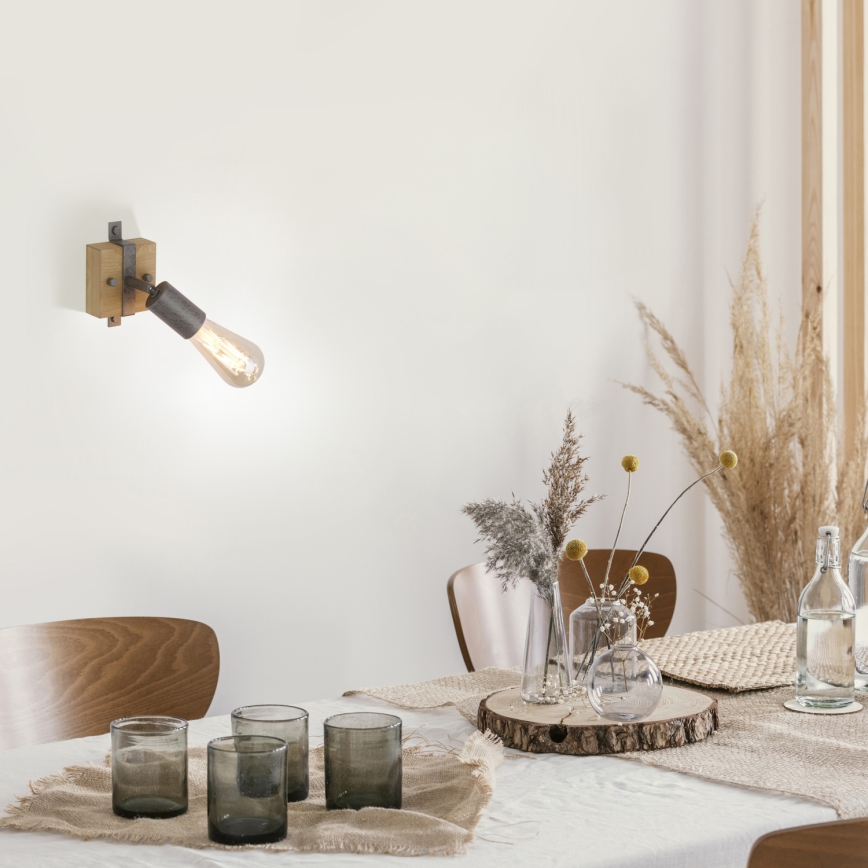 Leuchten Direkt 13471-79 - Foco de parede SLAT 1xE27/40W/230V