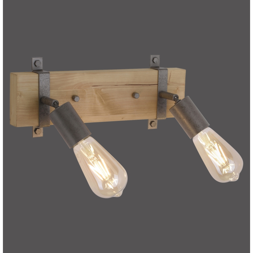 Leuchten Direkt 13472-79 - Foco de parede SLAT 2xE27/40W/230V