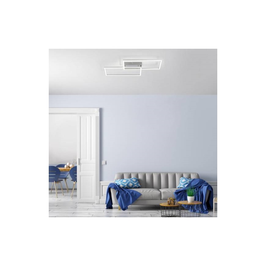 Leuchten Direkt 14018-55 - Candelabro fixo LED com regulação IVEN 2xLED/15W/230V