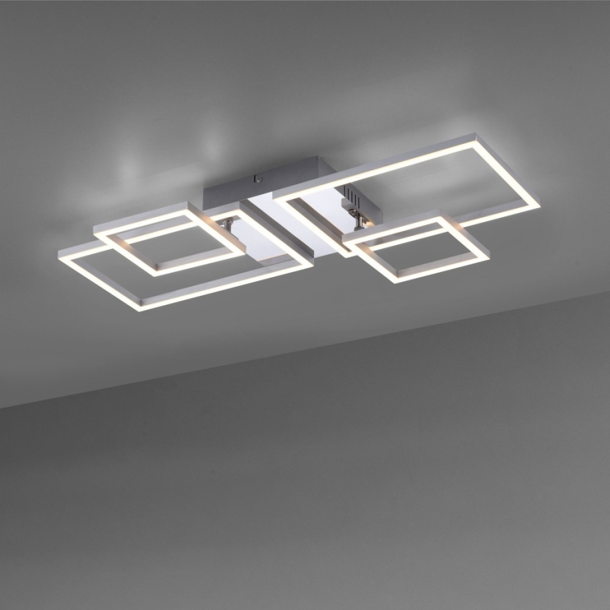 Leuchten Direkt 14030-55 - Candelabro montado à superfície IVEN 2xLED/12W/230V + 2xLED/5,5W