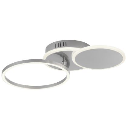 Leuchten Direkt 14116-55 - Iluminação de teto LED SEVENT LED/25,5W/230V cromado mate