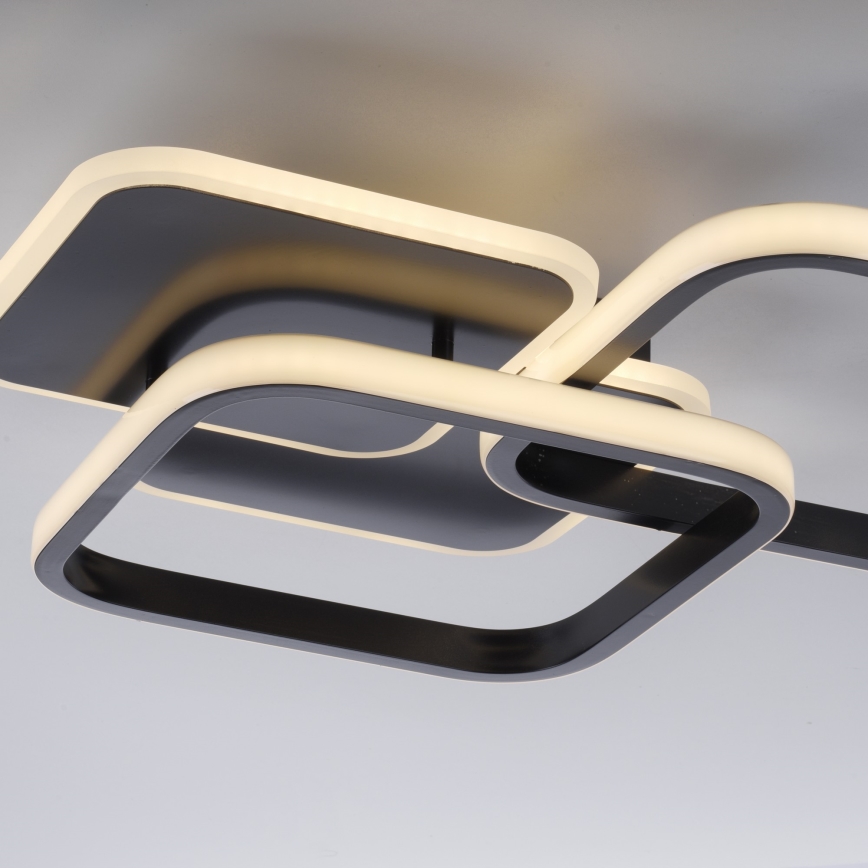 Leuchten Direkt 14117-18 - Iluminação de teto LED SEVENT LED/36W/230V preto