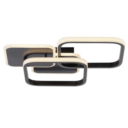 Leuchten Direkt 14117-18 - Iluminação de teto LED SEVENT LED/36W/230V preto