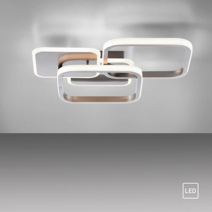 Leuchten Direkt 14117-55 - Iluminação de teto LED LED/36W/230V cromado mate