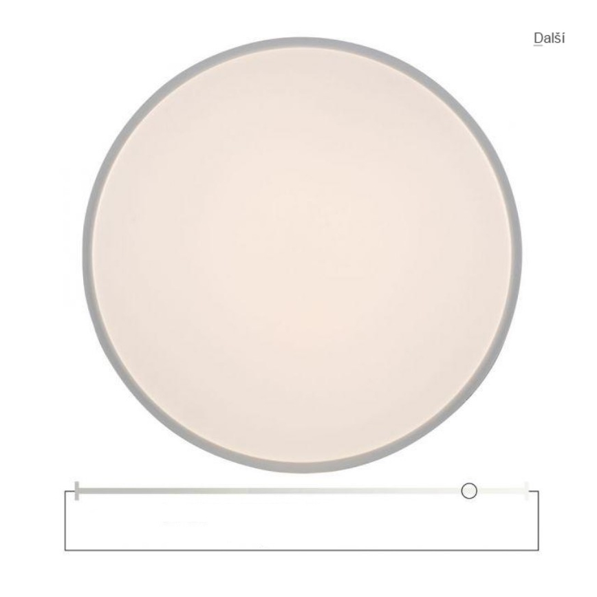 Leuchten Direkt 14208-16 - Iluminação de teto LED com regulação COLIN LED/18W/230V