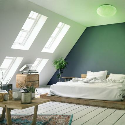 Leuchten Direkt 14241-16 - Iluminação de teto LED RGB com regulação SKYLER LED/5,6W/230V