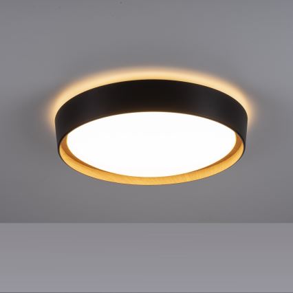 Leuchten Direkt 14347-18 - Luminária LED dimmerizável EMILIA LED/28,8W/230V preta