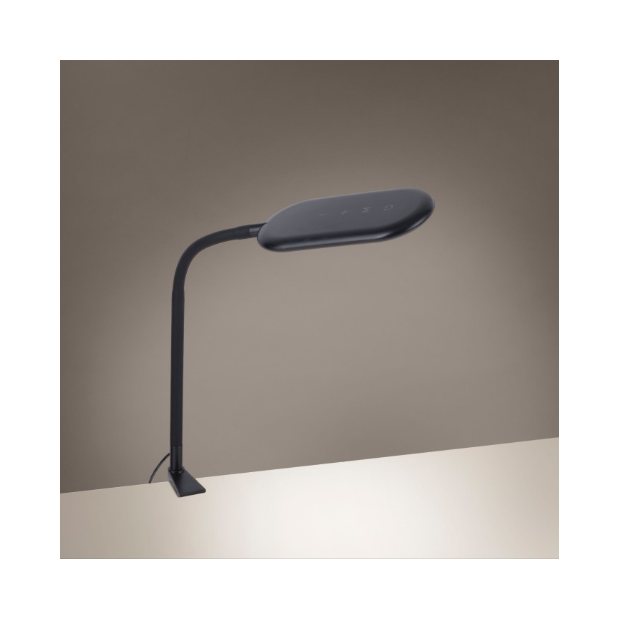 Leuchten Direkt 14404-18- Candeeiro de mesa LED com regulação e um clip KELLY LED/7W/230V