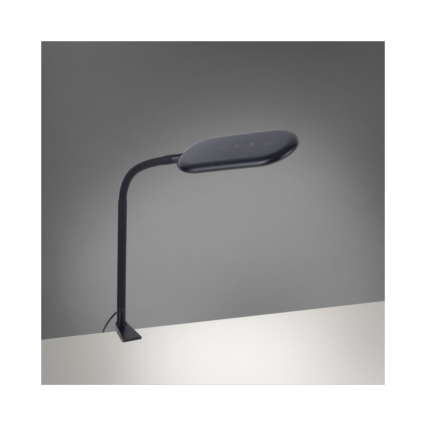 Leuchten Direkt 14404-18- Candeeiro de mesa LED com regulação e um clip KELLY LED/7W/230V