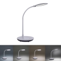 Leuchten Direkt 14416-18- Candeeiro de mesa táctil LED com regulação e carregamento sem fios ASTRID LED/5W/230V 3000/4000/5500K + USB