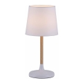 Leuchten Direkt 14423-16 - Candeeiro de mesa NIMA 1xE14/40W/230V branco