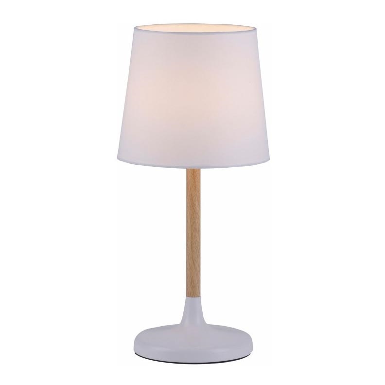 Leuchten Direkt 14423-16 - Candeeiro de mesa NIMA 1xE14/40W/230V branco