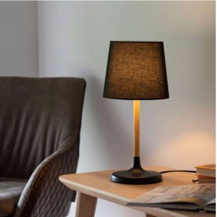 Leuchten Direkt 14423-18 - Candeeiro de mesa NIMA 1xE14/40W/230V preto