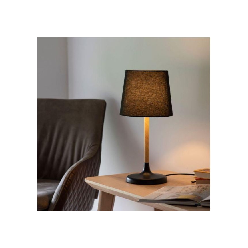 Leuchten Direkt 14423-18 - Candeeiro de mesa NIMA 1xE14/40W/230V preto