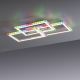Leuchten Direkt 14636-55 - Iluminação de teto LED RGB com regulação FELIX LED/35W/230V + controlo remoto