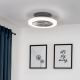 Leuchten Direkt 14645-55 - Iluminação LED com ventoinha LEONARD LED/27W/230V