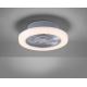 Leuchten Direkt 14645-55 - Iluminação LED com ventoinha LEONARD LED/27W/230V