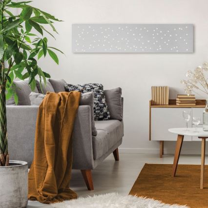 Leuchten Direkt 14672-55 - Iluminação de teto LED com regulação SPARKLE LED/18W/230V + controlo remoto