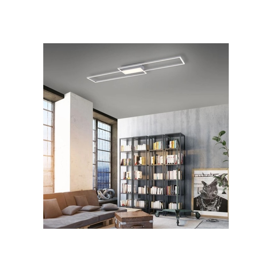 Leuchten Direkt 14711-55 - Iluminação de teto LED com regulação ASMIN LED/42W/230V 3000-5000K + controlo remoto
