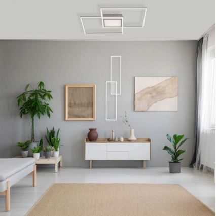 Leuchten Direkt 14711-55 - Iluminação de teto LED com regulação ASMIN LED/42W/230V 3000-5000K + controlo remoto