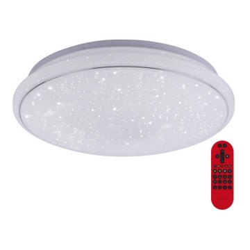 Leuchten Direkt 14743-16 - Iluminação de teto LED RGB com regulação JUPI LED/28W/230V Tuya 2700-5000K + controlo remoto