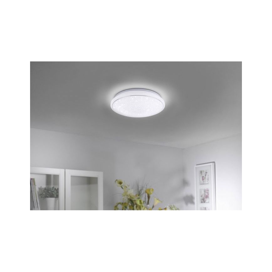 Leuchten Direkt 14743-16 - Iluminação de teto LED RGB com regulação JUPI LED/28W/230V Tuya 2700-5000K + controlo remoto