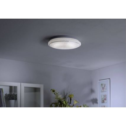 Leuchten Direkt 14744-16 - Iluminação de teto LED RGB com regulação JUPI LOLASMART LED/32W/230V + controlo remoto