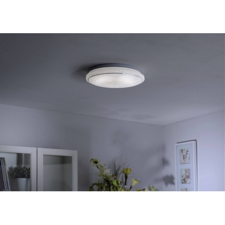 Leuchten Direkt 14744-16 - Iluminação de teto LED RGB com regulação JUPI LOLASMART LED/32W/230V + controlo remoto