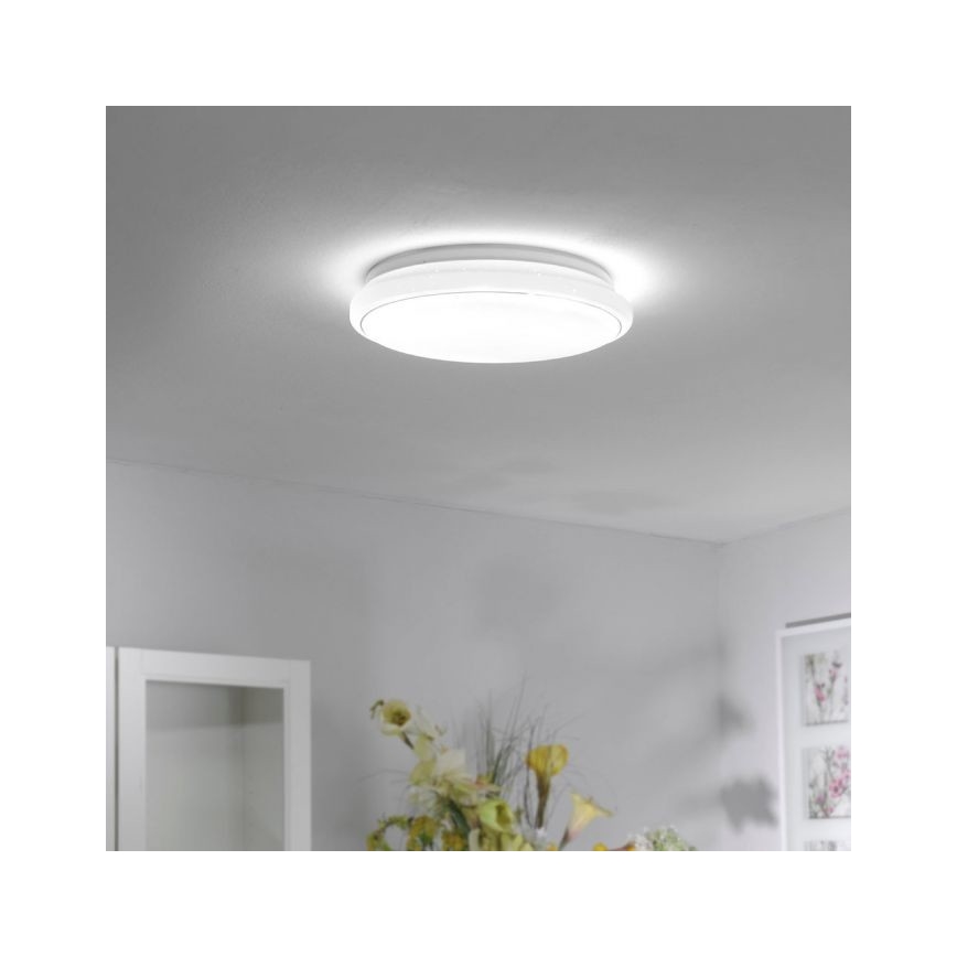 Leuchten Direkt 14744-16 - Iluminação de teto LED RGB com regulação JUPI LOLASMART LED/32W/230V + controlo remoto