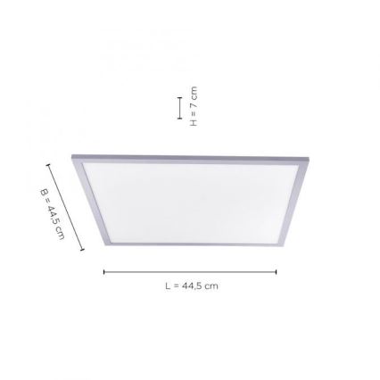 Leuchten Direkt 14752-21 - Iluminação de teto LED FLAT LED/17W/230V