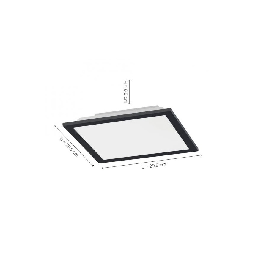 Leuchten Direkt 14754-18- Iluminação de teto LED com regulação FLAT LED/20W/230V 2700K-5000K + controlo remoto