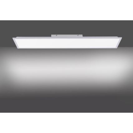Leuchten Direkt 14757-21- Painel montado à superfície LED com regulação FLAT LED/36W/230V 2700-5000K prateado + controlo remoto