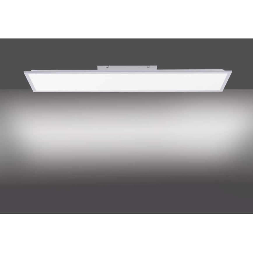 Leuchten Direkt 14757-21- Painel montado à superfície LED com regulação FLAT LED/36W/230V 2700-5000K prateado + controlo remoto