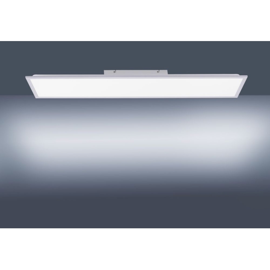 Leuchten Direkt 14757-21- Painel montado à superfície LED com regulação FLAT LED/36W/230V 2700-5000K prateado + controlo remoto