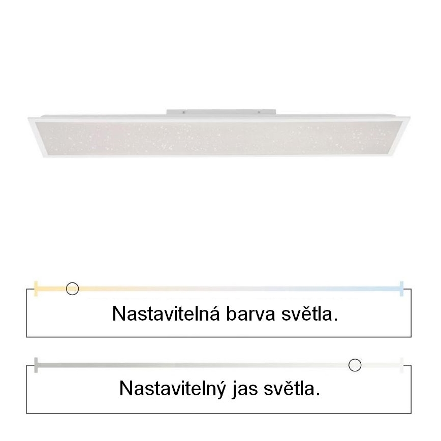 Leuchten Direkt 14762-16 - Luminária LED dimmerizável STARRYFLAT LED/36W/230V + comando à distância