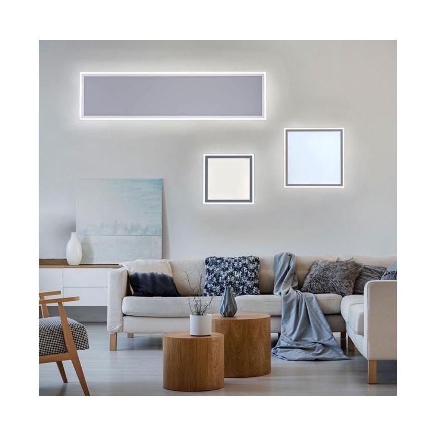 Leuchten Direkt 14852-16 - Painel montado à superfície LED com regulação EDGING LED/51,5W/230V + controlo remoto