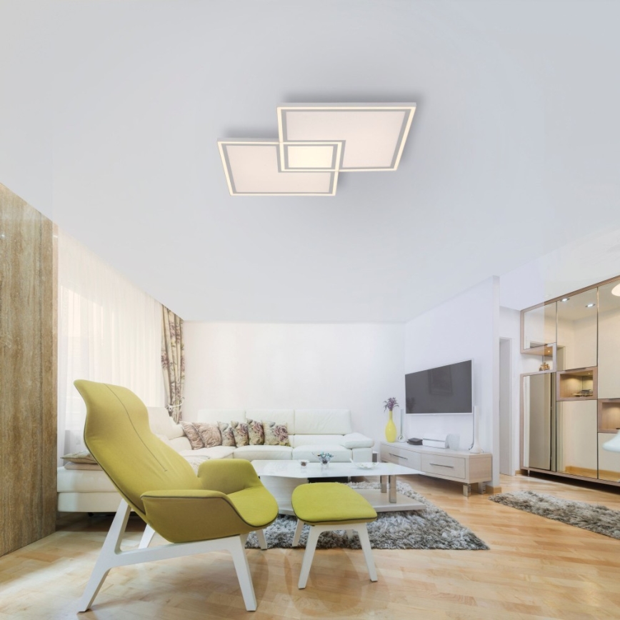 Leuchten Direkt 14855-16- Iluminação de teto LED com regulação EDGING LED/51W/230V 2700-5000K + controlo remoto