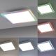 Leuchten Direkt 14900-16 - Iluminação de teto LED RGB com regulação EDGING LED/24W/230V + controlo remoto