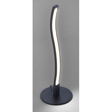 Leuchten Direkt 15128-18 - Candeeiro de mesa LED WAWE LED/3W/230V preto