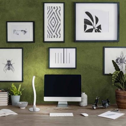 Leuchten Direkt 15128-55 - Candeeiro de mesa LED WAWE LED/3W/230V cromado mate