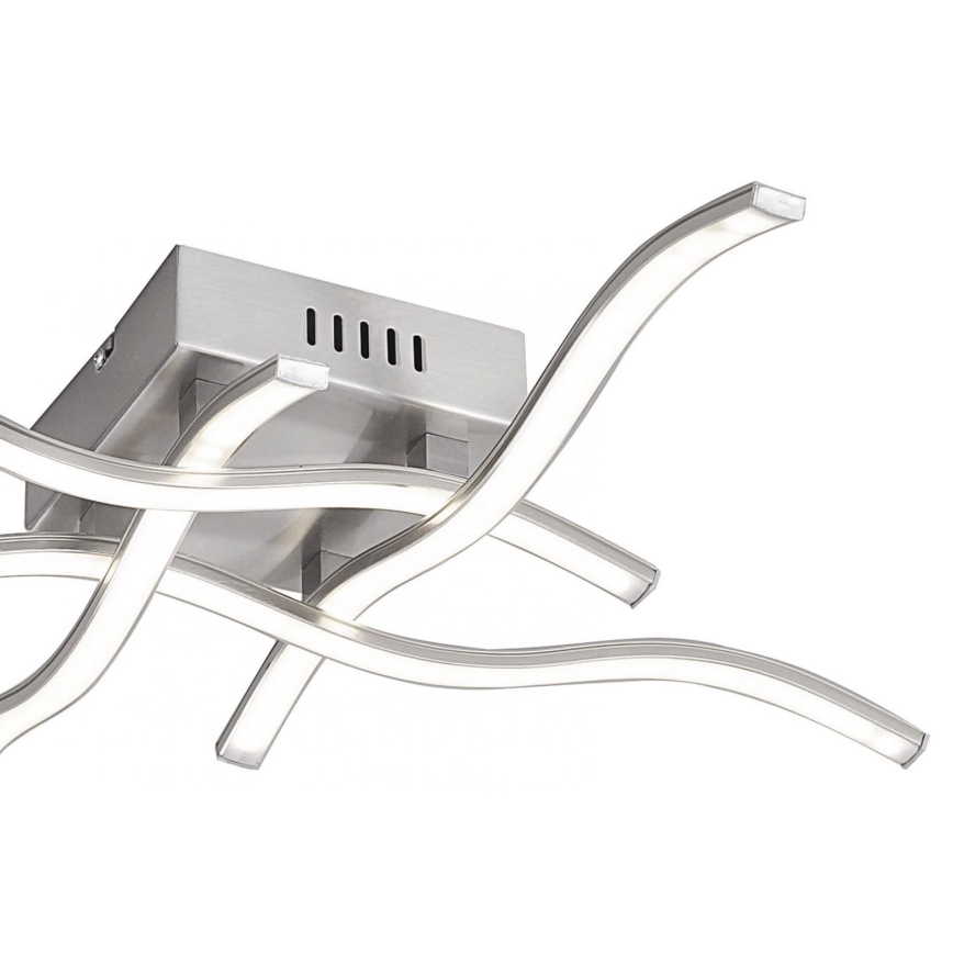 Leuchten Direkt 15131-55 - Candelabro montado à superfície LED WAWE 4xLED/4,6W/230V mate cromado