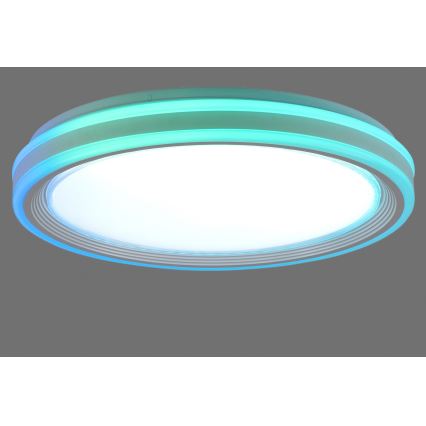 Leuchten Direkt 15154-16- Iluminação de teto LED RGB com regulação EDGING 39W/230V + controlo remoto