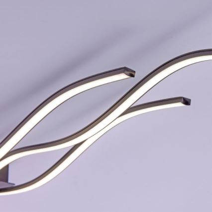 Leuchten Direkt 15167-18- Candelabro montado à superfície LED WAWE 2xLED/12,5W/230V+1xLED/17W