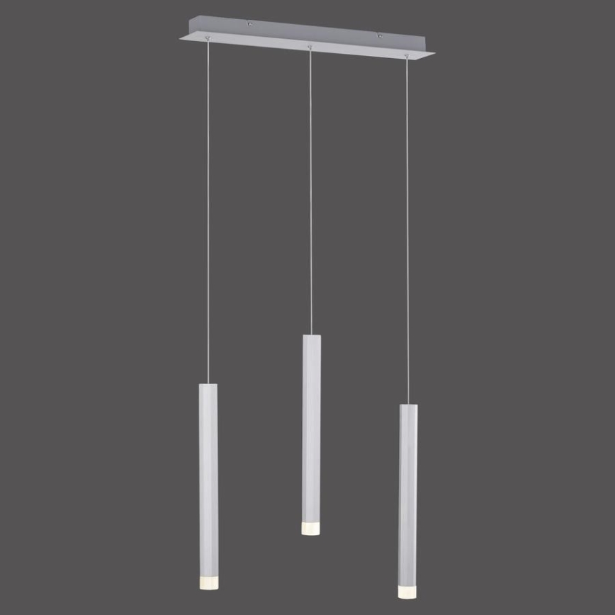 Leuchten Direkt 15203-95 -Candelabro suspenso LED BRUNO 3xLED/4,8W/230V branco