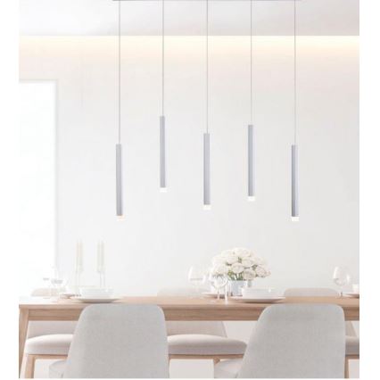 Leuchten Direkt 15205-95 - Candelabro suspenso LED BRUNO 5xLED/4,8W/230V