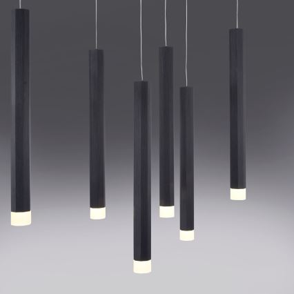 Leuchten Direkt 15206-18 - Candelabro suspenso LED 10xLED/4,8W/230V preto