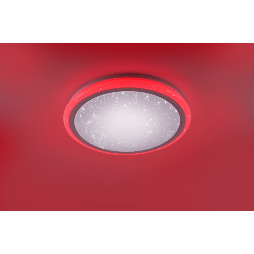 Leuchten Direkt 15220-16 - Iluminação de teto LED RGB com regulação LUISA LED/28W/230V + controlo remoto