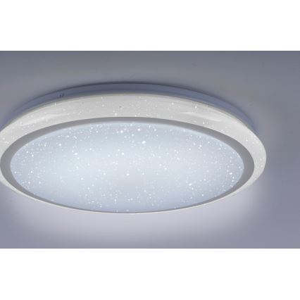 Leuchten Direkt 15220-16 - Iluminação de teto LED RGB com regulação LUISA LED/28W/230V + controlo remoto