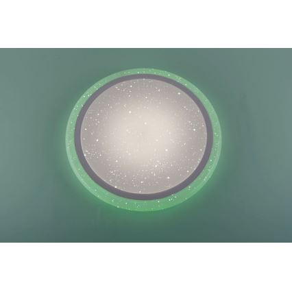 Leuchten Direkt 15230-16 - Iluminação de teto LED RGB com regulação LUISA LED/42W/230V 3000-6400K + controlo remoto