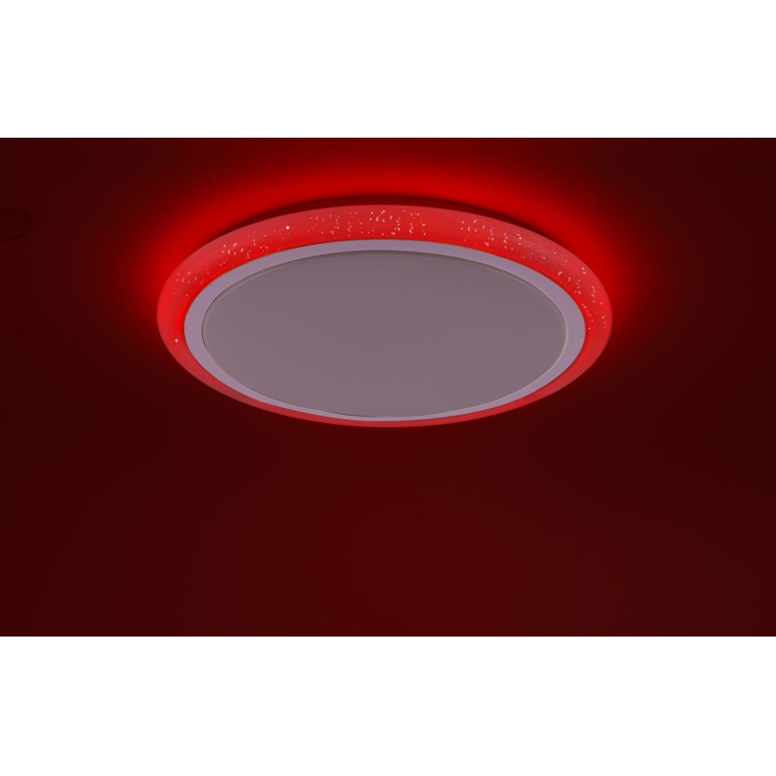 Leuchten Direkt 15230-16 - Iluminação de teto LED RGB com regulação LUISA LED/42W/230V 3000-6400K + controlo remoto